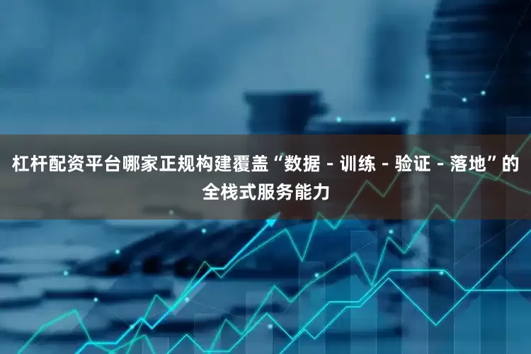 杠杆配资平台哪家正规构建覆盖“数据－训练－验证－落地”的全栈式服务能力